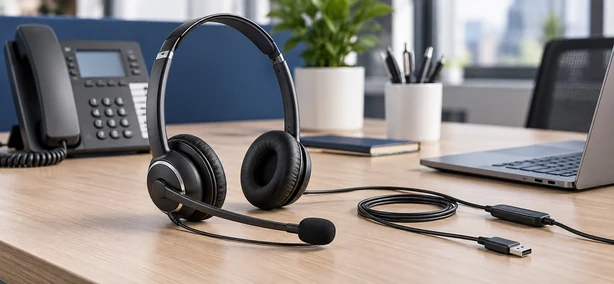 Casque filaire pour Call Center