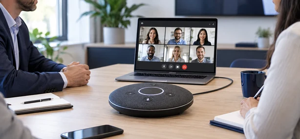 Google Meet speakerphone