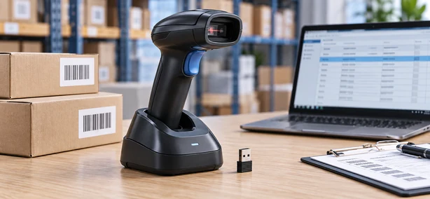 Draadloze barcode scanner