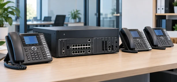 Telefoonsystemen en mini-centrale
