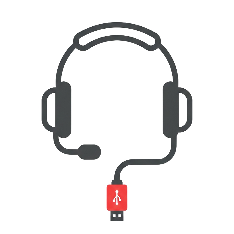 USB-A headset