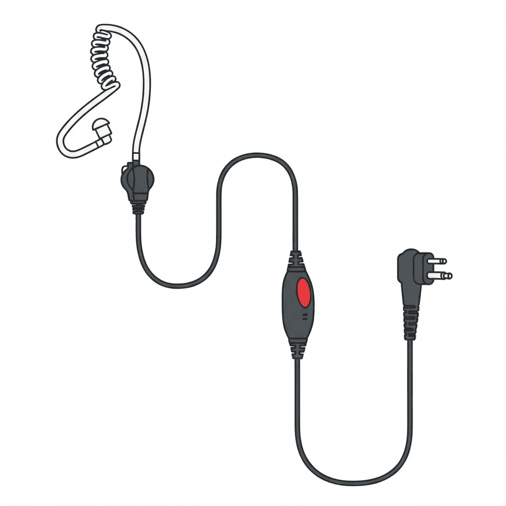 Oreillette Talkie Walkie