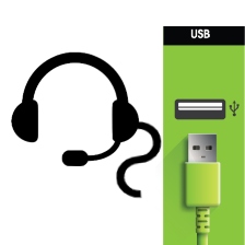 USB-A headset