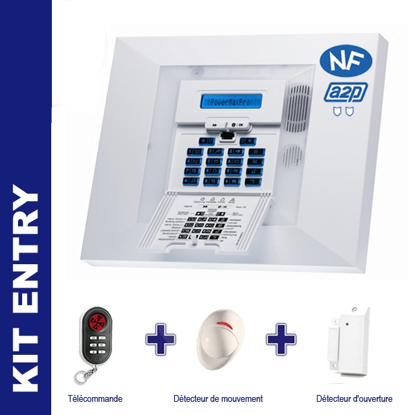 Alarme sans fil Visonic sur OfficeEasy