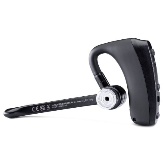 Se porte à droite ou gauche : Midland Dual Bluetooth Headset