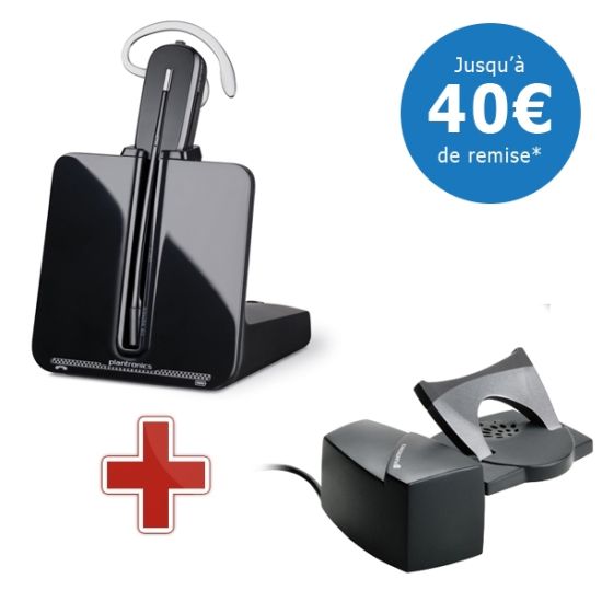 Plantronics CS540-telefoonheadset + HL10-lifter