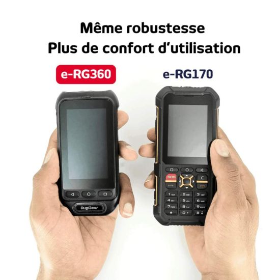 Comparaison e-RG360 vs e-RG170