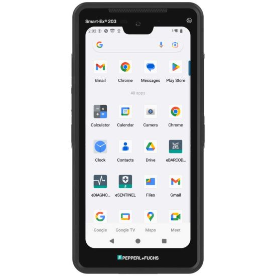 Smartphone ATEX Ecom Smart-Ex 203 Android 14 compatible jusque Android 18