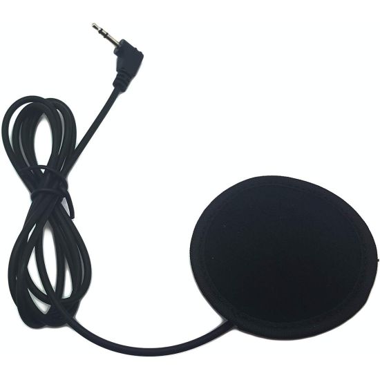 Platte motorheadset voor alleen luisteren compatibel met Motorola XT420, XT460, CP040