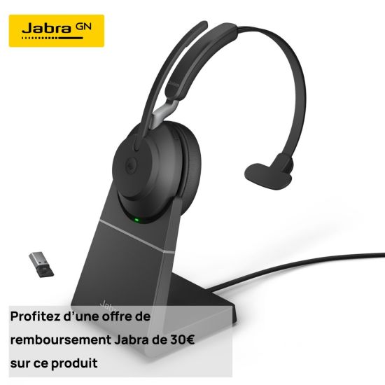 Jabra Evolve2 65 MS mono - Jabra Evolve Headset