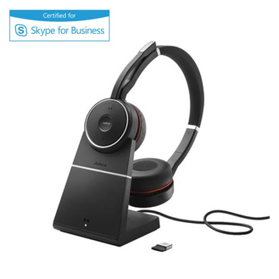 Jabra Bluetooth-headset Jabra Evolve 75 Duo USB MS