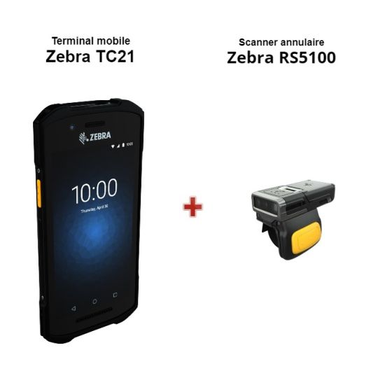 Zebra handsfree scanner en terminal