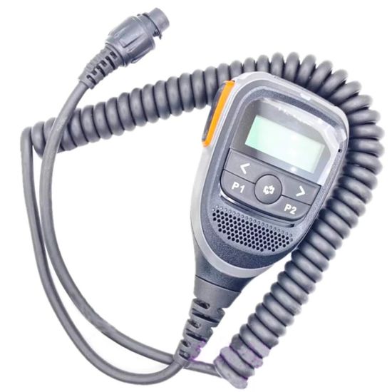 Micro deporte Hytera avec bouton d'urgence et connecteur 10 pin HD655 et HM655