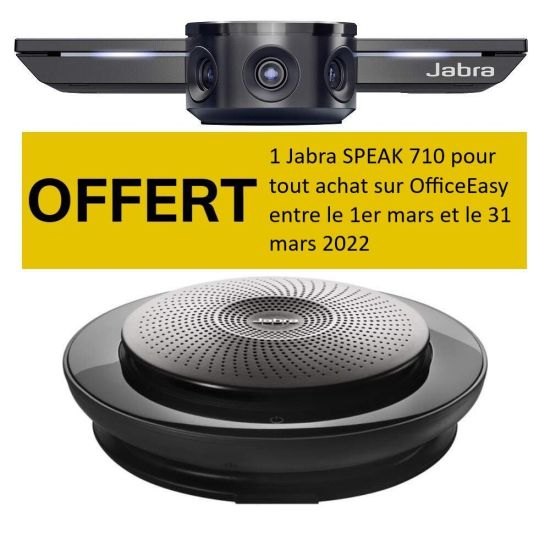 1 Jabra SPEAK 710 gratis bij elke aankoop op OfficeEasy