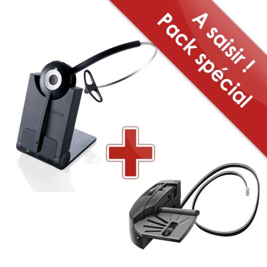 Draadloze telefoonheadset voor Polycom