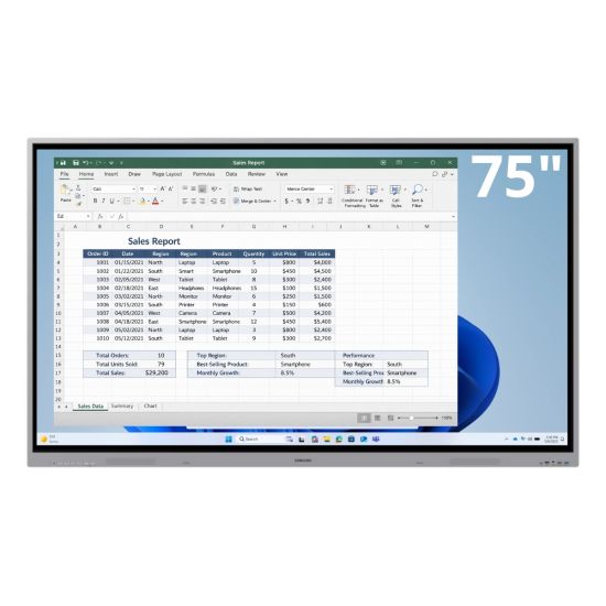 Samsung WEFX75 inch - Samsung WE75FX