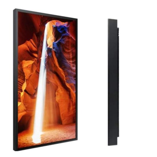 ecran vertical pour vitrine plafond