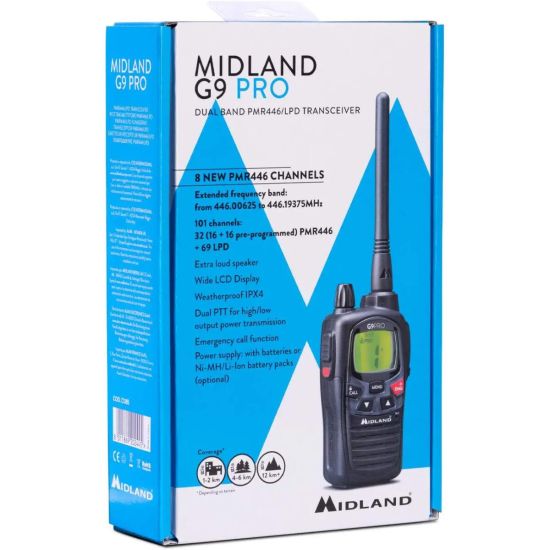 Midland G9 Pro - what's in the box