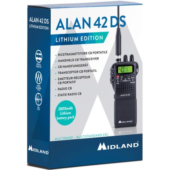 Midland Alan 42-DS Lithium -  Radio CB Portative - C1267.04 - boite