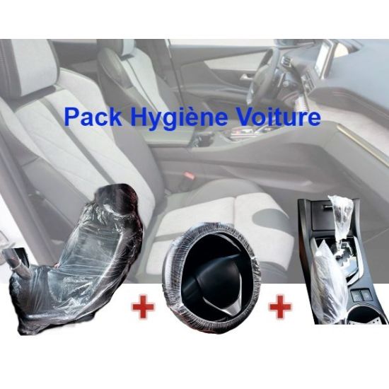 Pack hygiène protection intérieur voiture