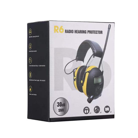 Casque de protection auditive avec radio stéréo FM Professionnel