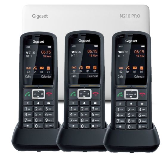 Téléphone trio 3 combinés Gigaset R700 renforcés