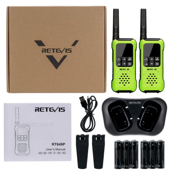 Pack de 10 Retevis RT649P 2.0 - Talkie walkie - boite