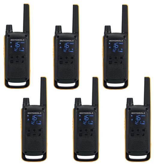 Pack de 6 Motorola Talkabout T82 Extreme - Talkies-walkies sans