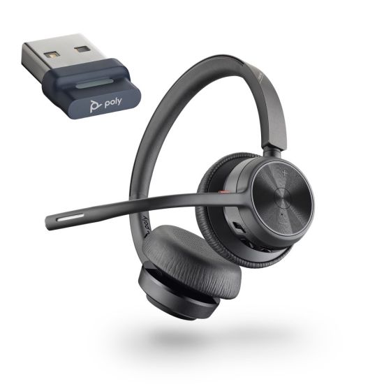 Poly Voyager 4320 UC avec Dongle USB-A casque avec microphone sans fil  Bluetooth
