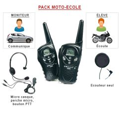 Pack Moto-Ecole Midland G5XT (Moniteur Voiture)