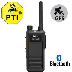Hytera HP605 UHF - PTI Bluetooth GPS - talkie-walkie numérique à licence - 
HP605GBTUM