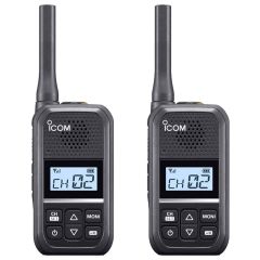Pack de 2 Icom IC-U20SR - Talkie-walkie sans licence - Paire de talkie walkie