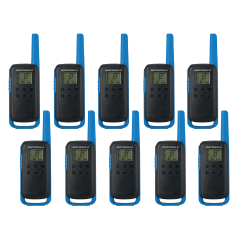 Pack 10 talkies walkies Motorola T62 talkabout groupe

