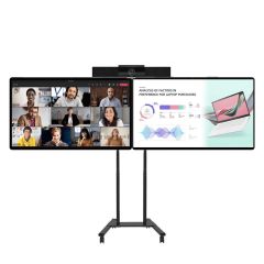 Video Conference System  Dubbel scherm + Rolstandaard 