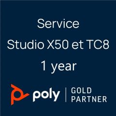 Service Poly Studio X50 et TC8