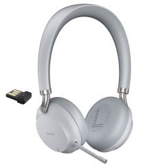 Yealink BH72 Lite avec dongle USB-A micro casque Gris Clair | BH72 Lite UC Light Gray USB-A