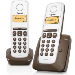 gigaset A130 duo blanc/chocolat
