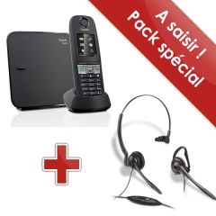 Pack Gigaset E630 + Plantronics Duoset M175 