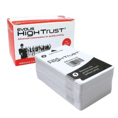 Lot de 50 Cartes adhésives ACL003 pour imprimantes Evolis