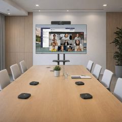 Samsung Videoconferentie Kit + VisioBar 4K + 4 draadloze microfoons image