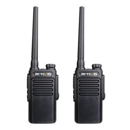 Retevis - talkie walkie professionnel 16 Canaux noir - Talkies