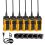 Pack premium de 6 Hytera BD615 UHF + Chargeur 6 emplacements + 6 Oreillettes