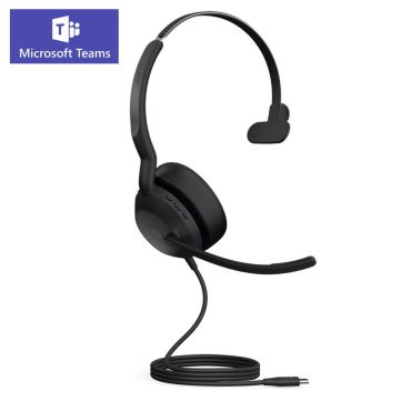 Jabra Evolve2 30 SE - USB-A/USB-C - dubbele headset met snoer gecertificeerd voor UC-platforms Jabra Evolve2 30 SE - USB-A/USB-C - dubbele headset met snoer gecertificeerd voor UC-platforms