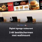Digital signage kit restaurant
