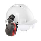 Ensemble casque de chantier protection auditive X3 