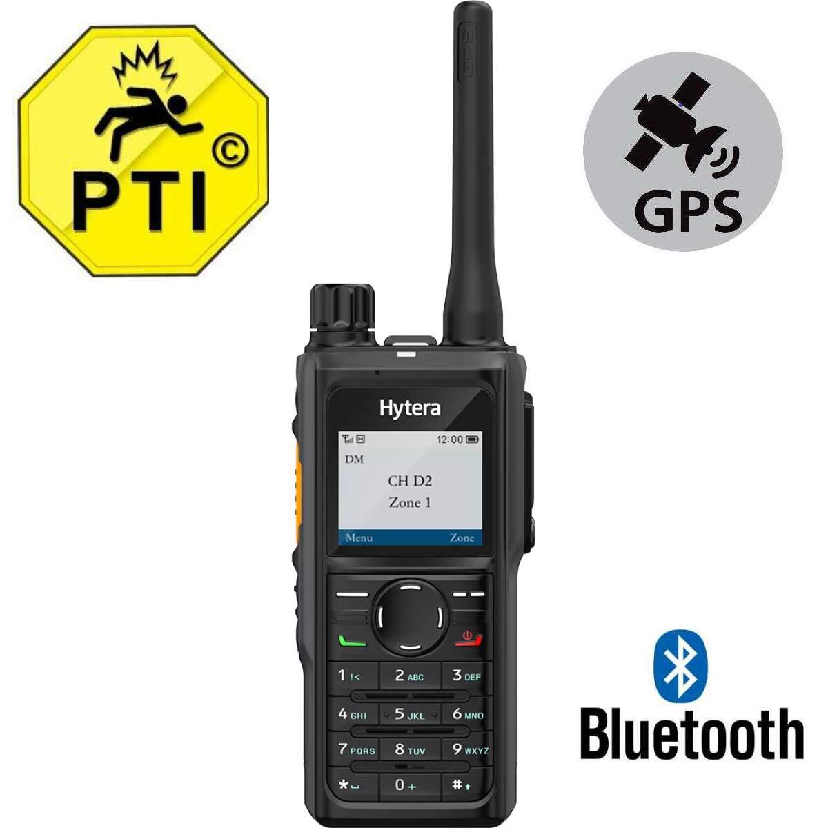 Hytera HP685 UHF - PTI Bluetooth GPS image
