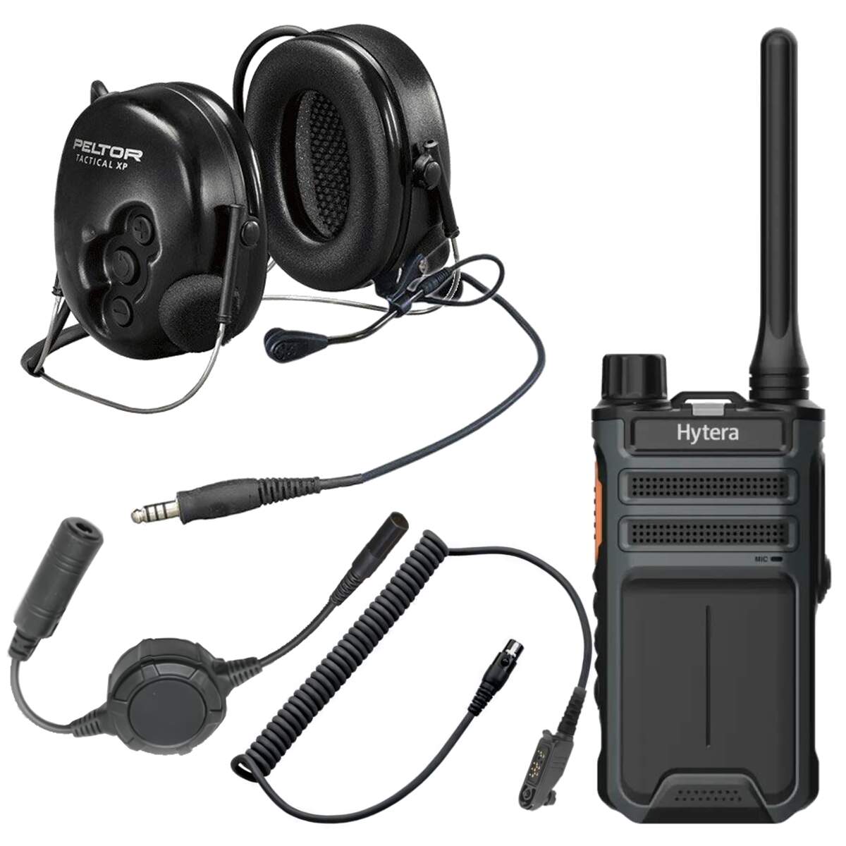 Kit casque antibruit et talkie-walkie sans licence PMR446 image