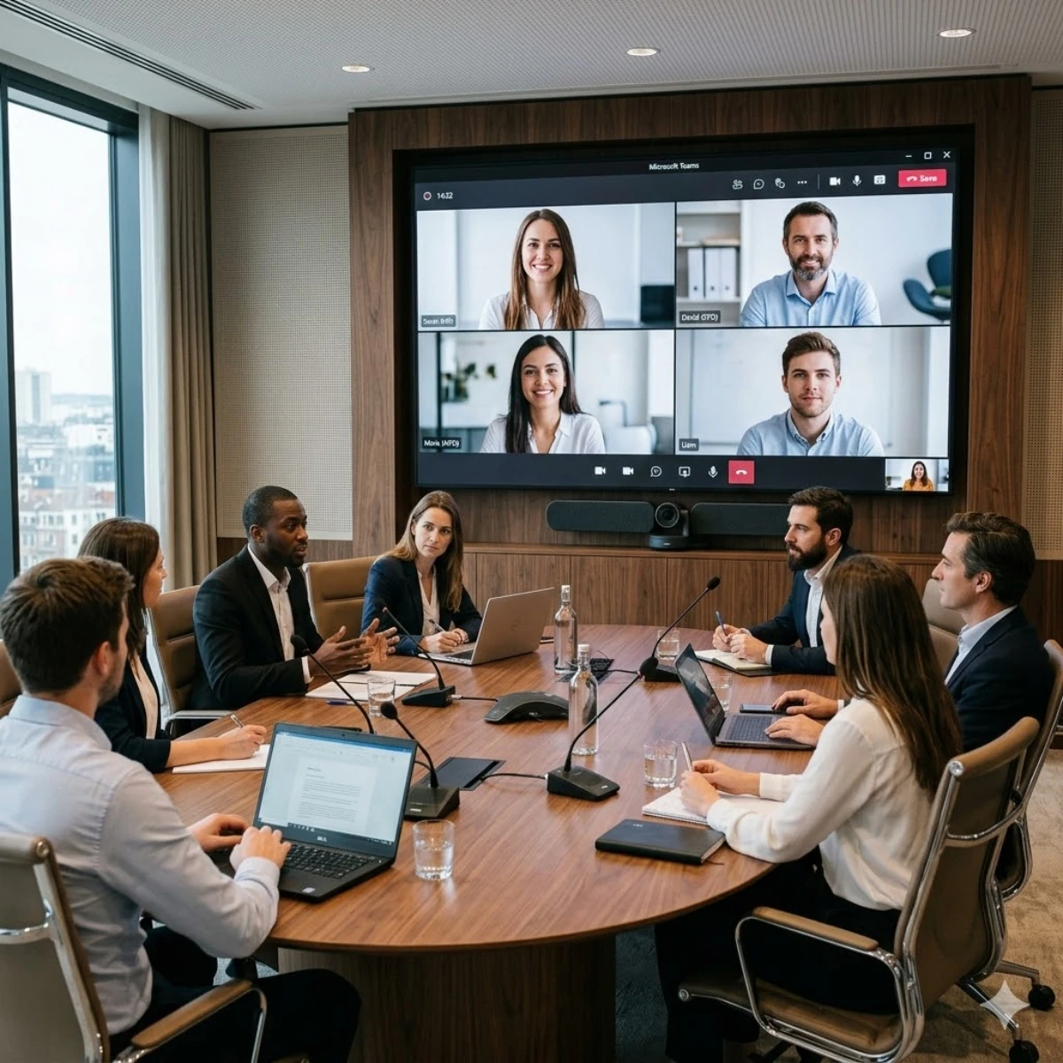 écran salle de conseil 115" iiyama