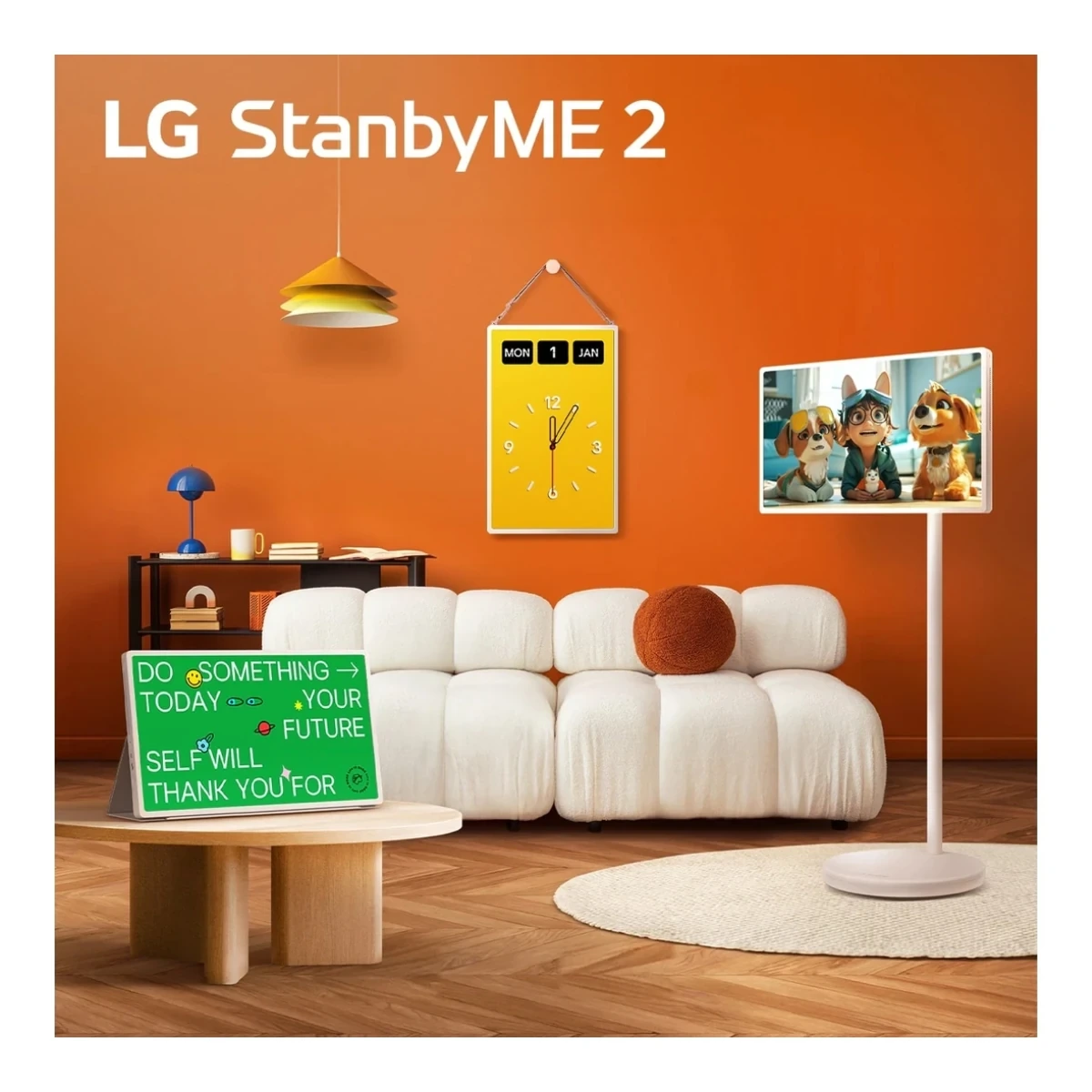 LG StanbyME - pivotable à 90°