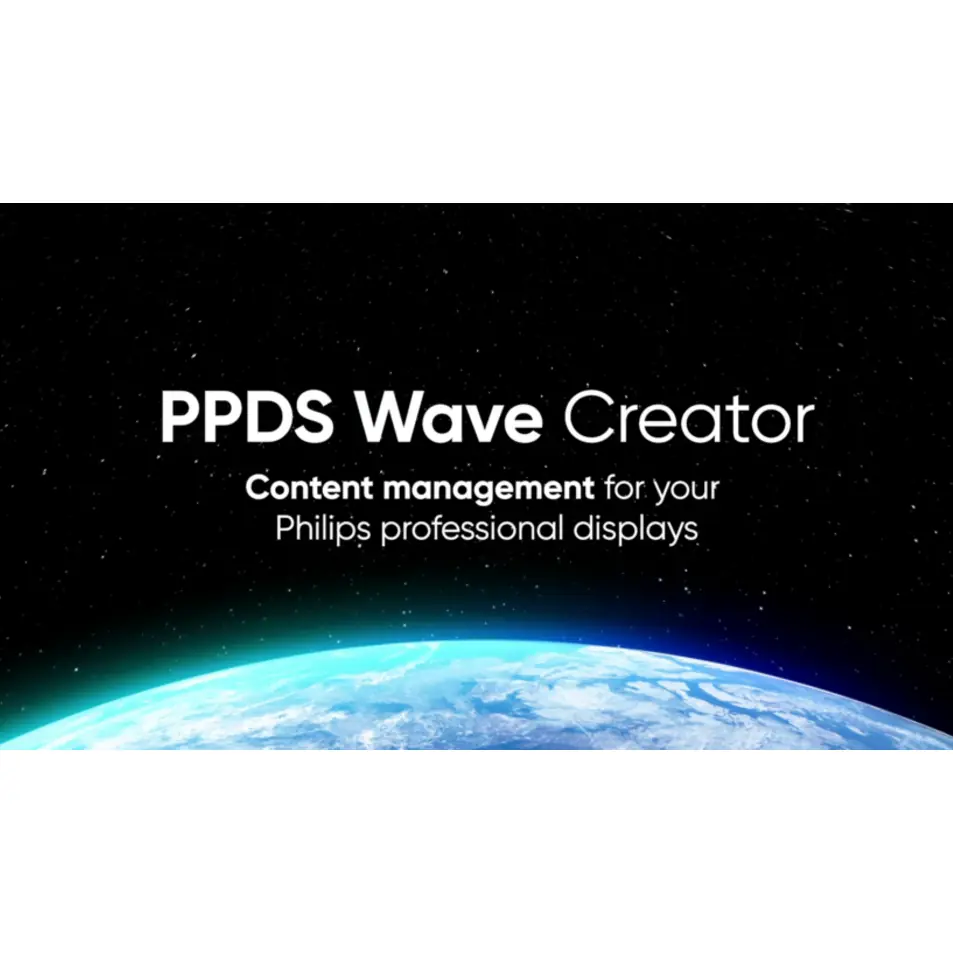 Philips PPDS Wave Creator - logiciel d'affichage dynamique